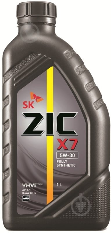 ᐉ Моторное масло синтетическое ZIC X7 5W-30 1 л (132675) • Купить