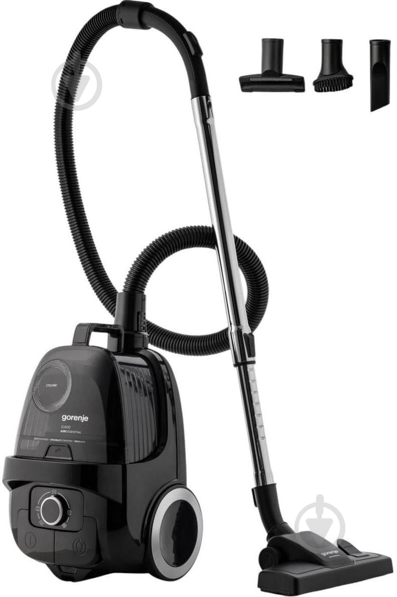 Пылесос Gorenje VCE01G4AEBK black - фото 1