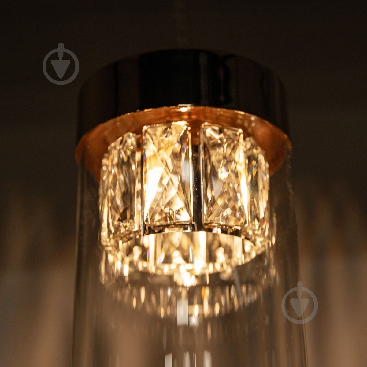 Люстра подвесная Zuma Line GEM 1x28 Вт G9 золото - фото 4