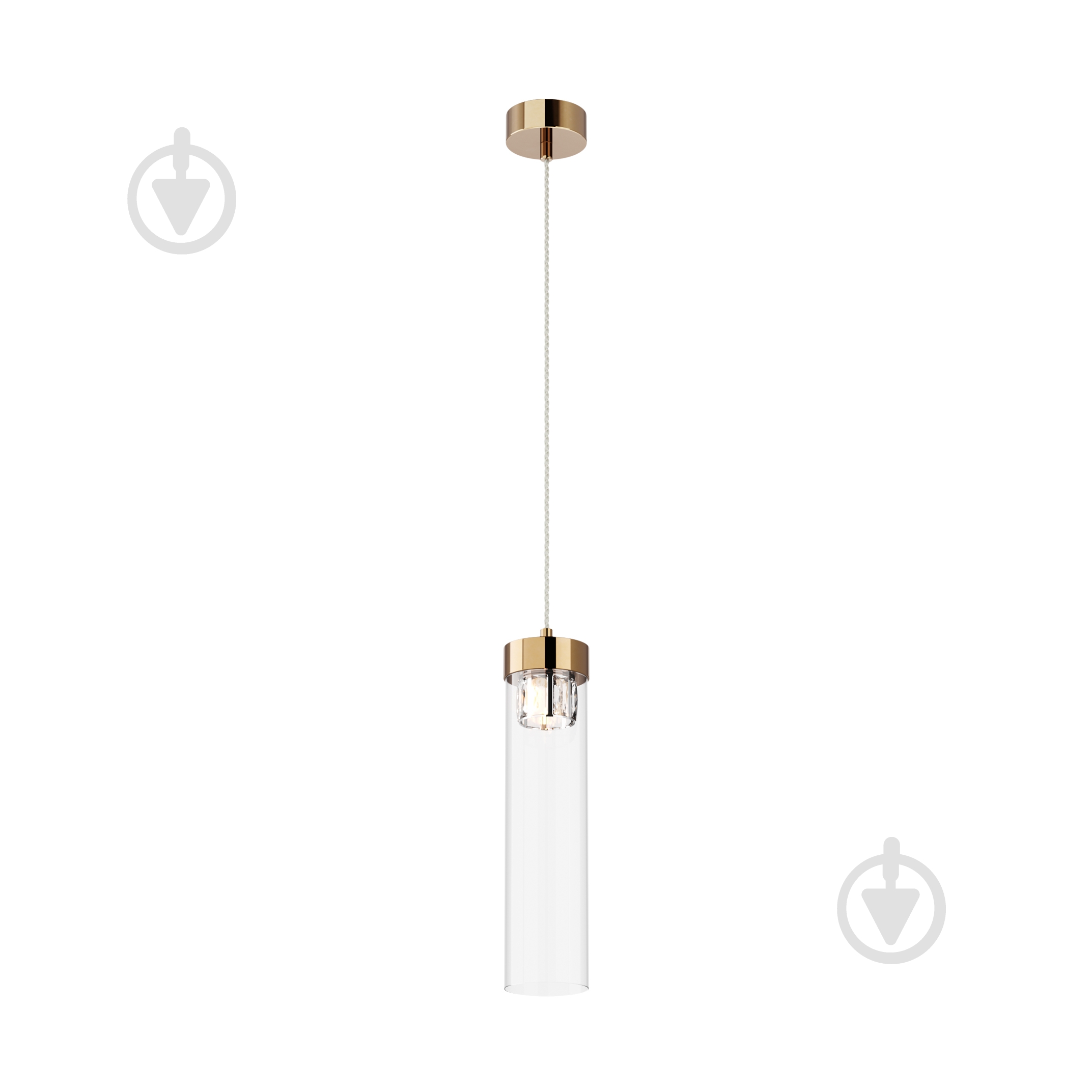 Люстра подвесная Zuma Line GEM 1x28 Вт G9 золото - фото 1