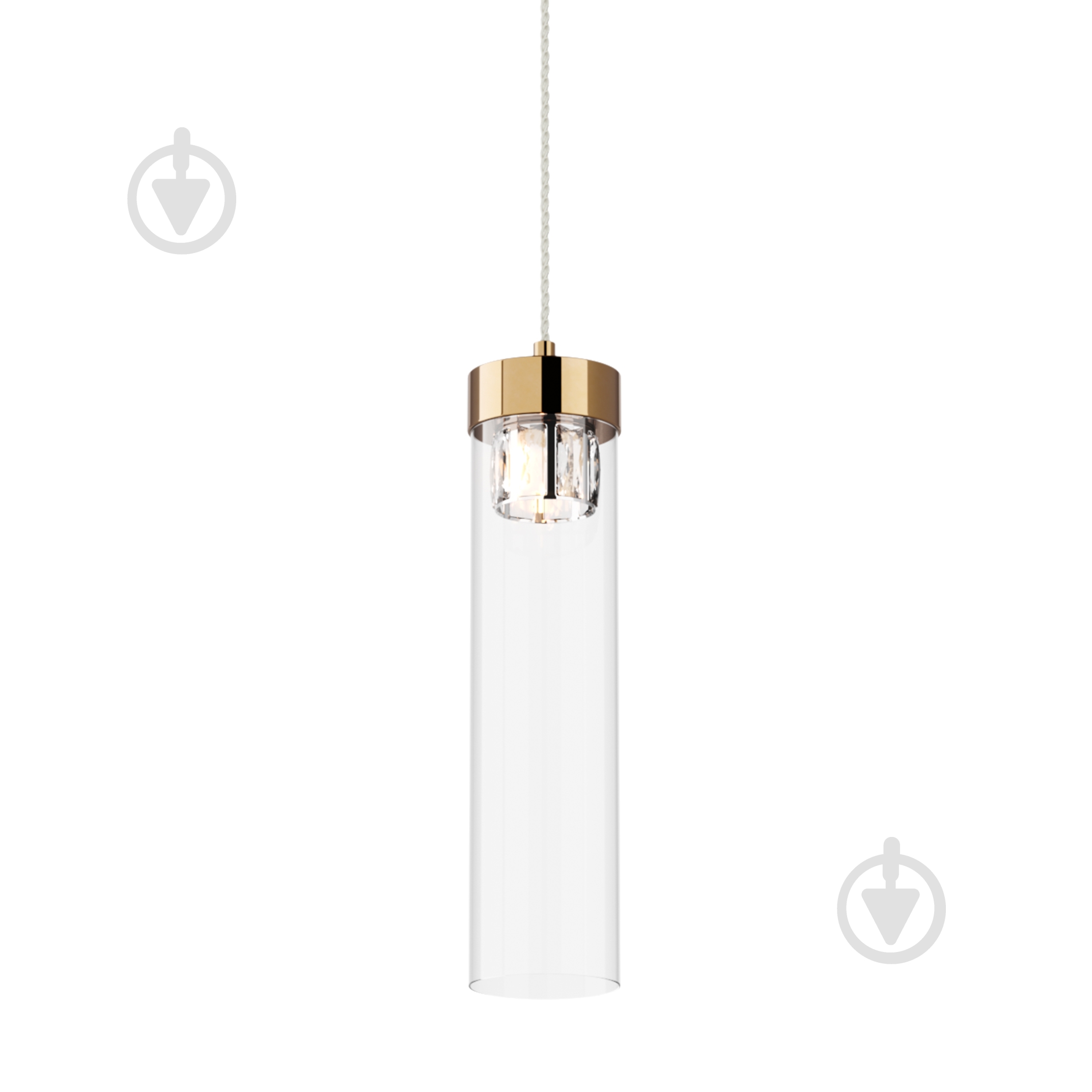 Люстра подвесная Zuma Line GEM 1x28 Вт G9 золото - фото 2