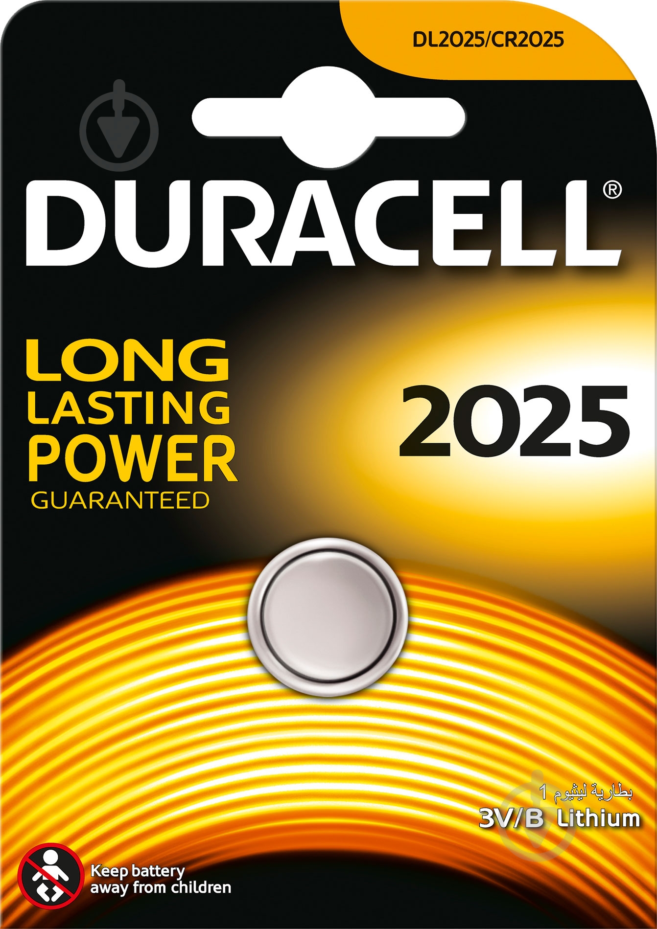 Батарейка Duracell CR2025 1 шт. (81469148) - фото 1
