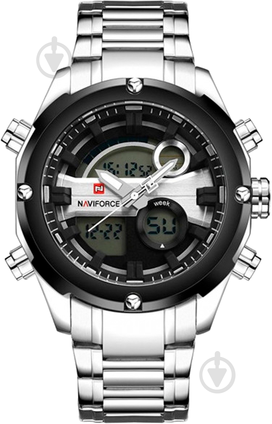 Наручные часы NaviForce SBW-NF9088 silver - фото 1 Наручные часы NaviForce SBW-NF9088 silver - фото 1