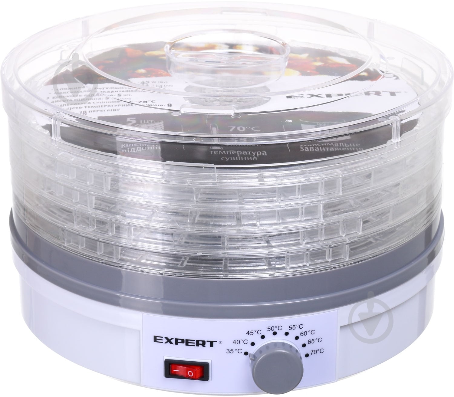 Сушарка для овочів та фруктів Expert FD-5510W - фото 1