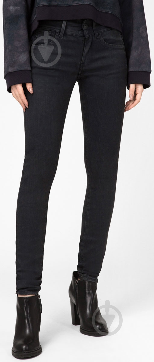 Джинсы G-Star RAW Lynn d-Mid Super Skinny Wmn D06333,9142-3143 р. 25-32 серый - фото 1