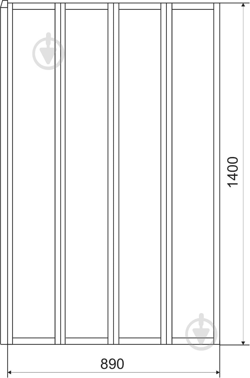 Штора для душа Eger 599-110 - фото 7 Штора для душа Eger 599-110 - фото 7
