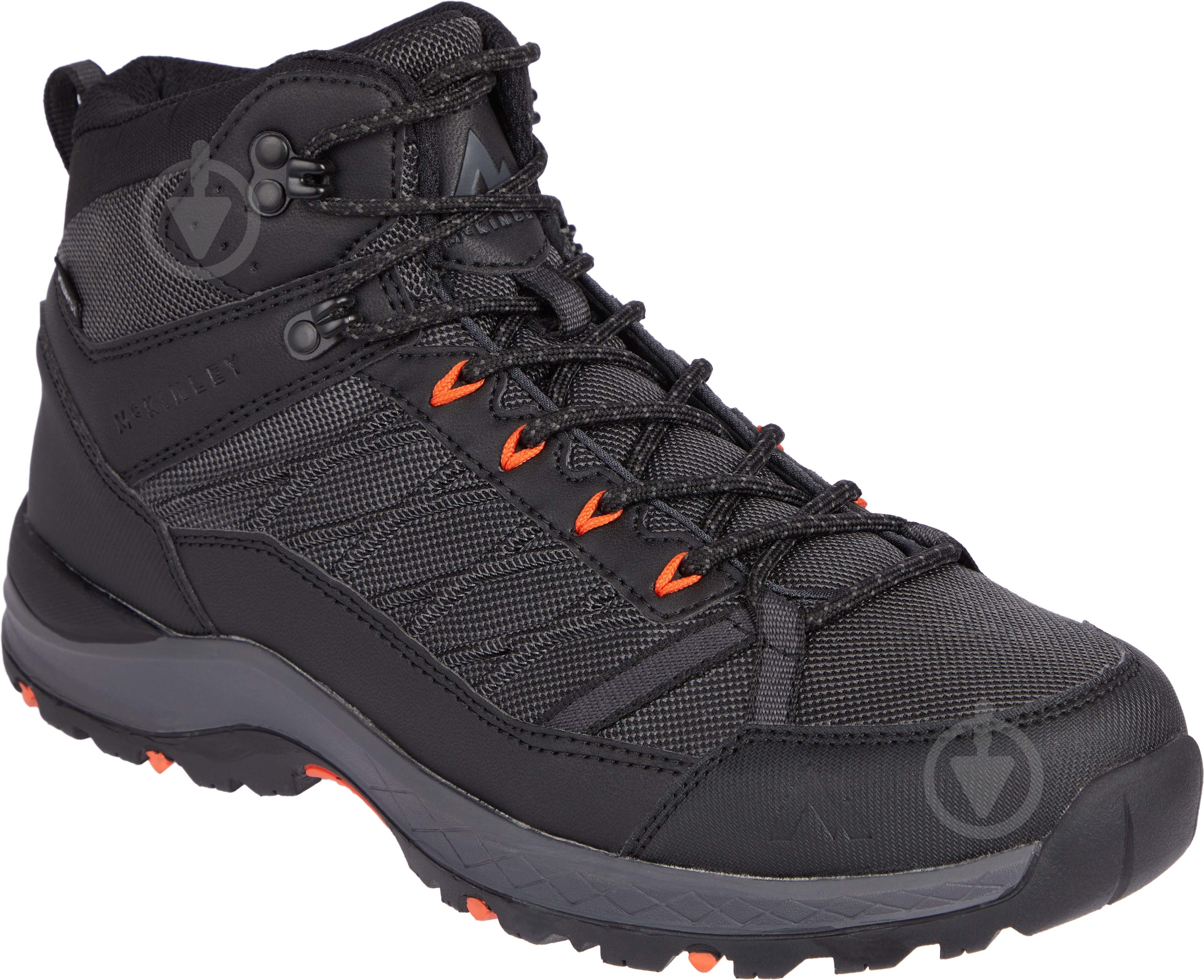 Кросівки чоловічі демісезонні McKinley Kona V MID AQX M 417276-900050 р.41 чорно-сірі - фото 4