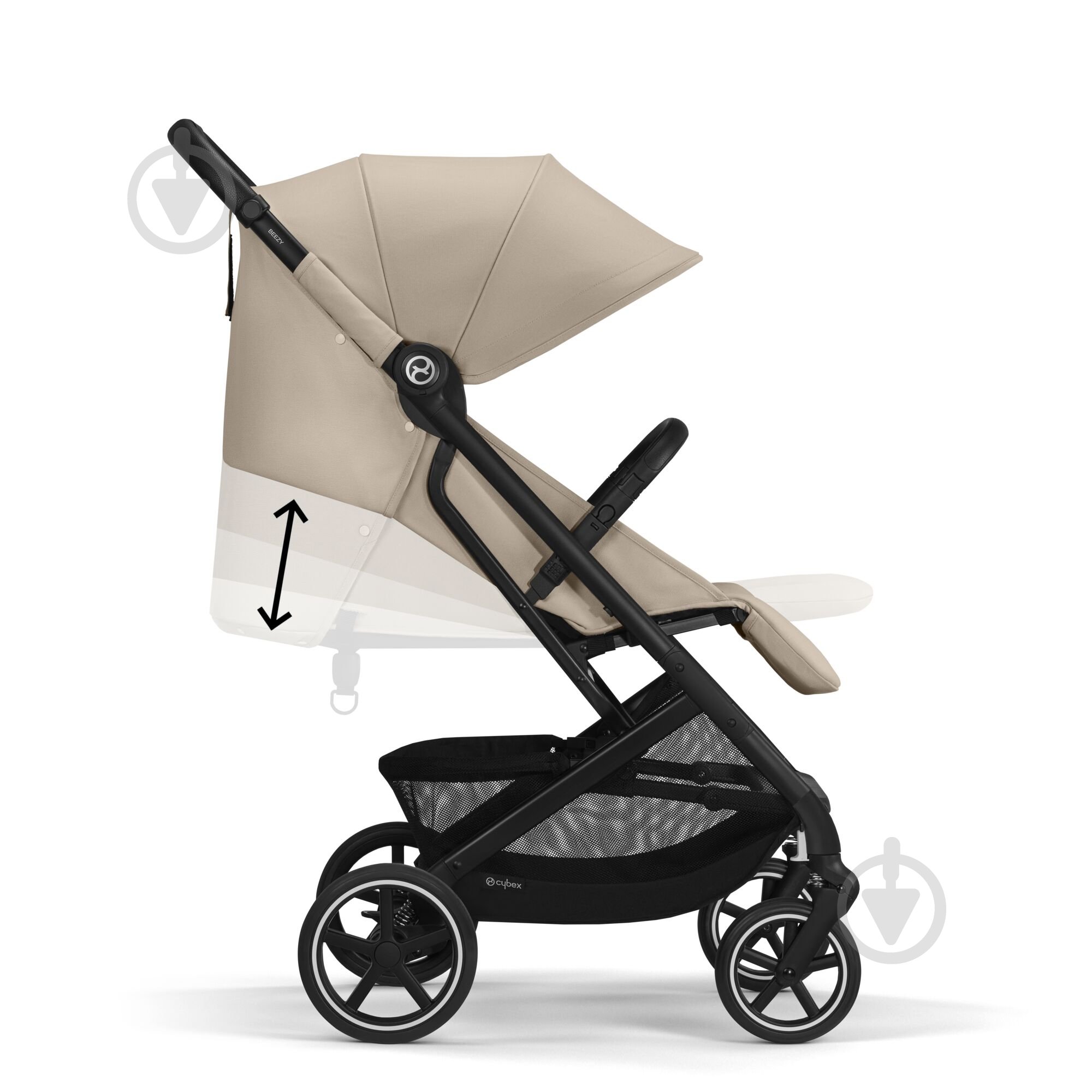 Коляска прогулянкова Cybex Beezy Almond Beige з бампером - фото 5 Коляска прогулянкова Cybex Beezy Almond Beige з бампером - фото 5