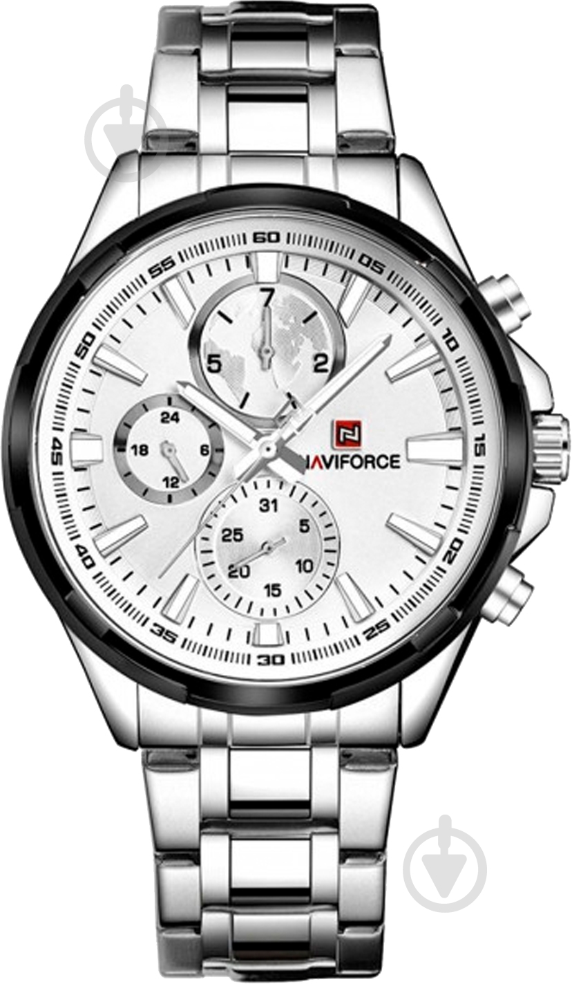 Наручний годинник NaviForce Union SW-NF9089S silver - фото 2