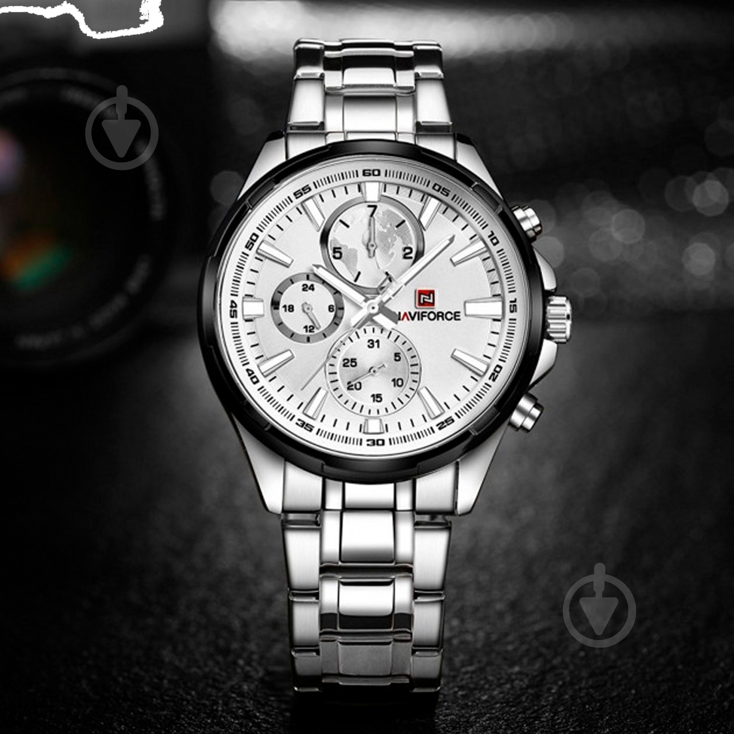 Наручний годинник NaviForce Union SW-NF9089S silver - фото 3