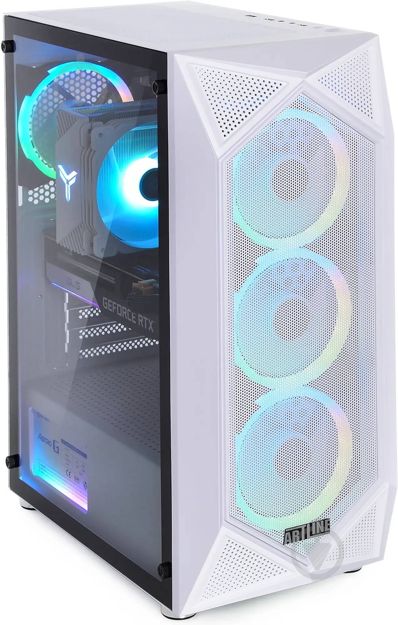Комп'ютер Artline Gaming X47WHITE Windows 11 Home (X47Whitev86Win) white - фото 1 Комп'ютер Artline Gaming X47WHITE Windows 11 Home (X47Whitev86Win) white - фото 1