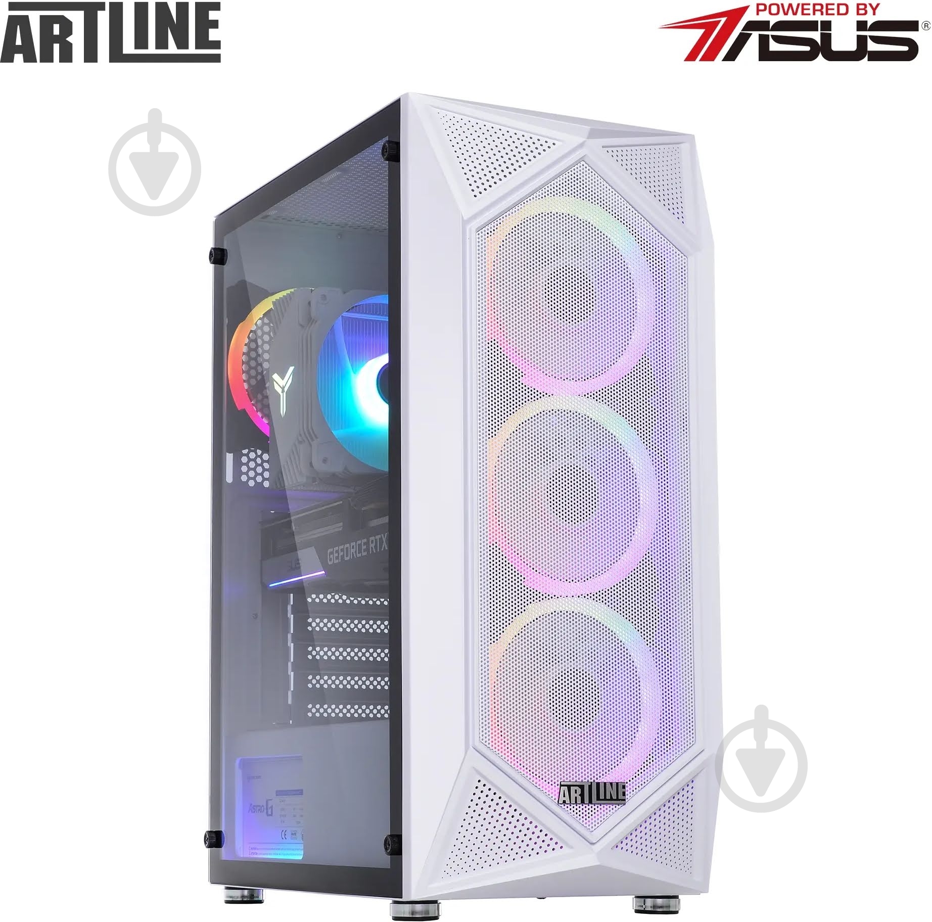 Комп'ютер Artline Gaming X47WHITE Windows 11 Home (X47Whitev86Win) white - фото 3 Комп'ютер Artline Gaming X47WHITE Windows 11 Home (X47Whitev86Win) white - фото 3