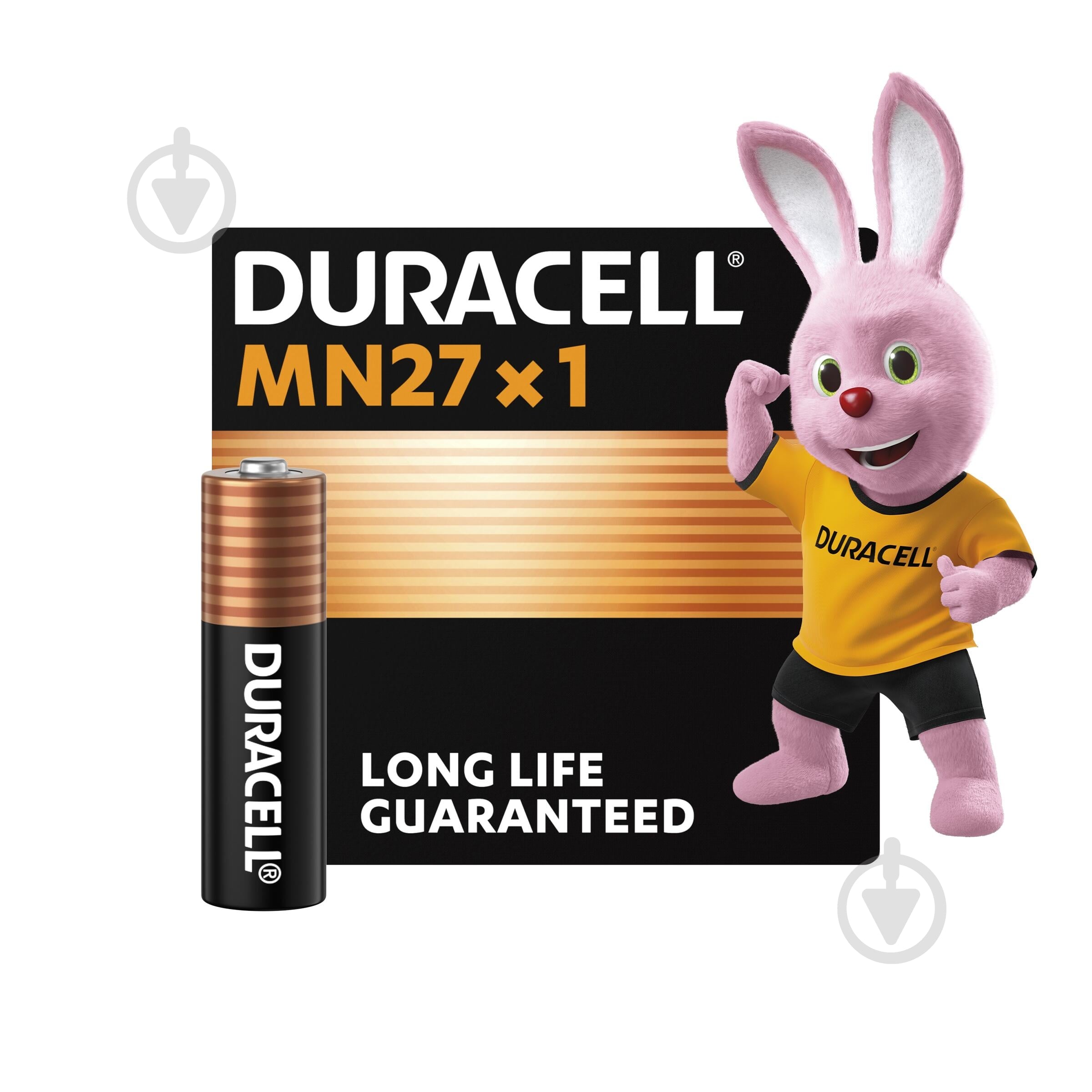 Батарейка щелочная Duracell специализированная A27/27A/V27A/8LR732 MN27 1 шт. (81421921) - фото 1