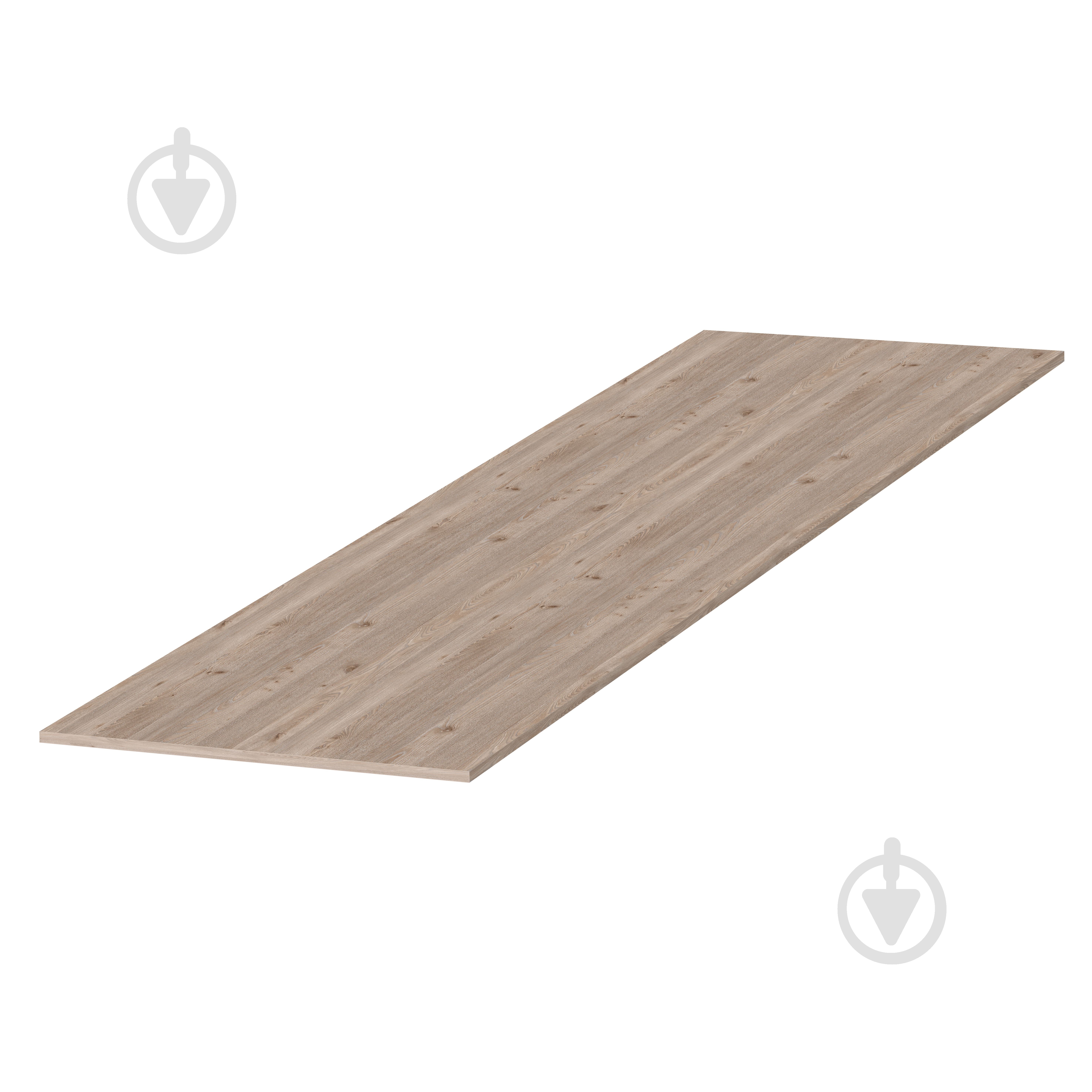 Полка LuxeForm ЛДСП 900x16x600 мм дуб нельсон - фото 1