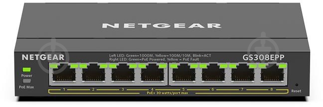 Коммутатор NETGEAR GS308EPP-100PES - фото 1