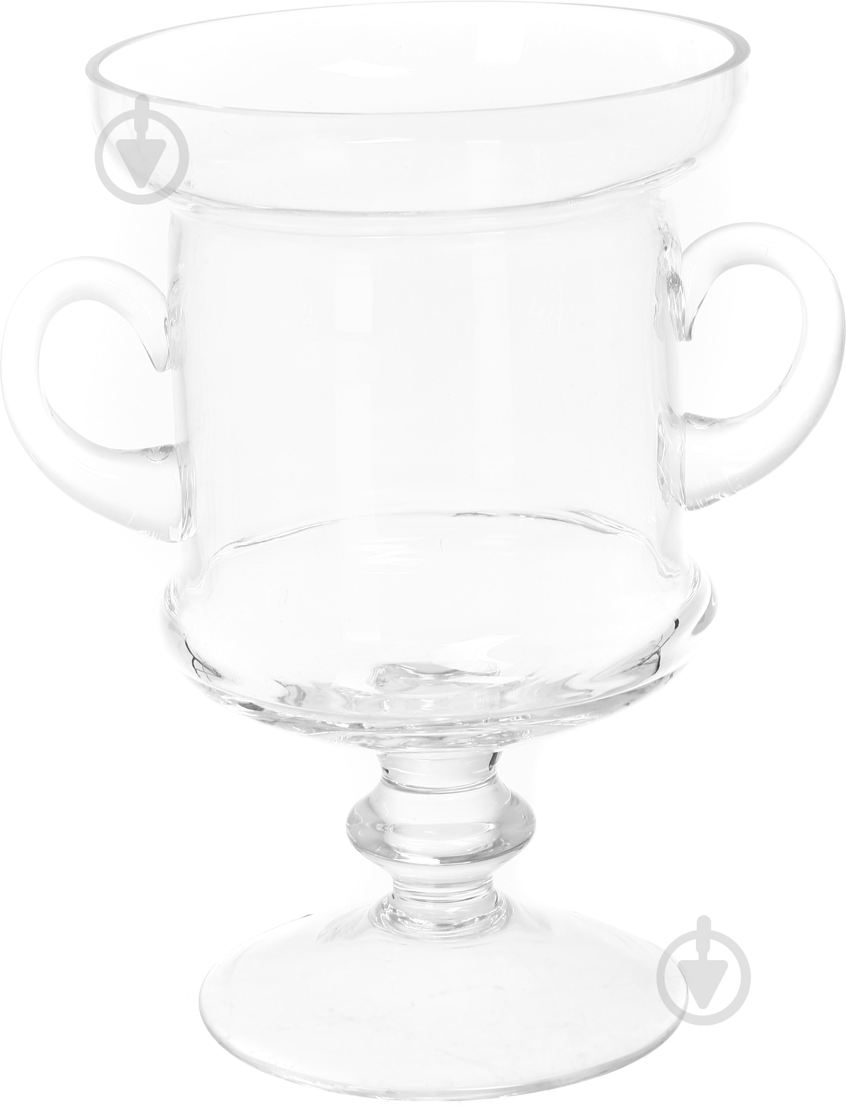 Ваза стеклянная Wrzesniak Glassworks Кубок 27-831A 20 см прозрачная 27-831A - фото 1