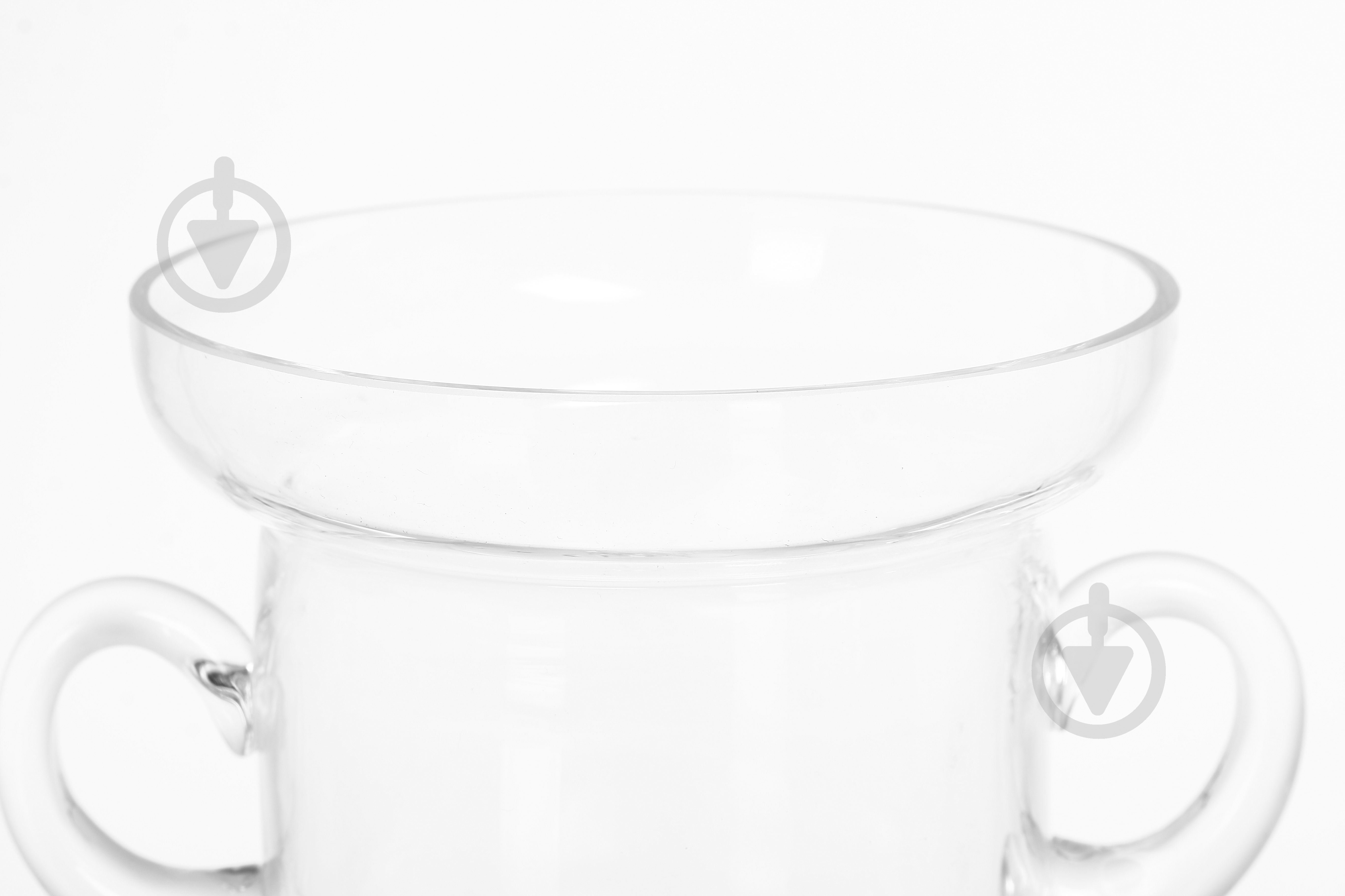 Ваза стеклянная Wrzesniak Glassworks Кубок 27-831A 20 см прозрачная 27-831A - фото 2