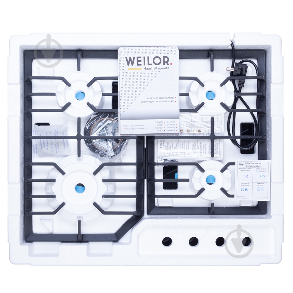 Варочная поверхность газовая WEILOR GG 624 BL - фото 11