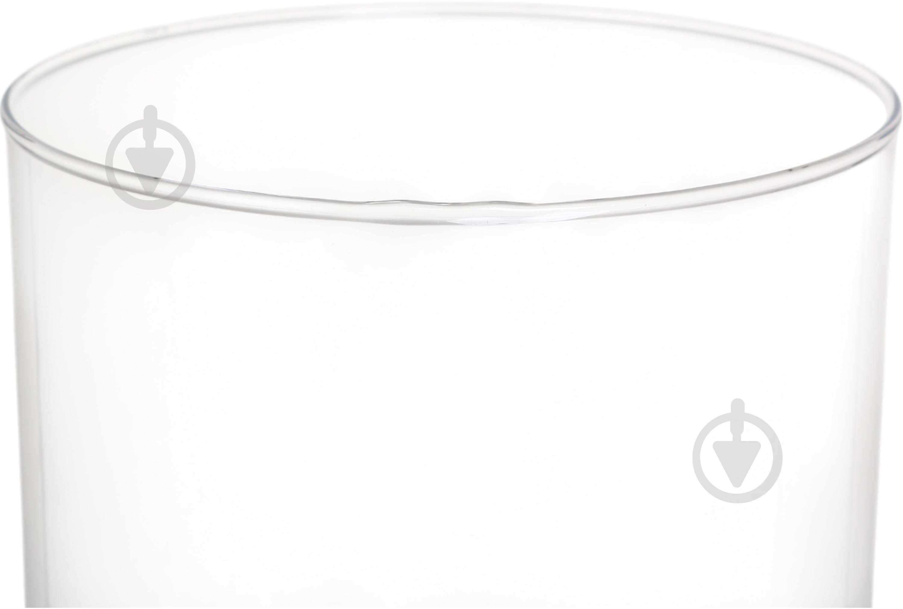 Ваза скляна Wrzesniak Glassworks на ніжці 24 см прозора 15-318 - фото 2