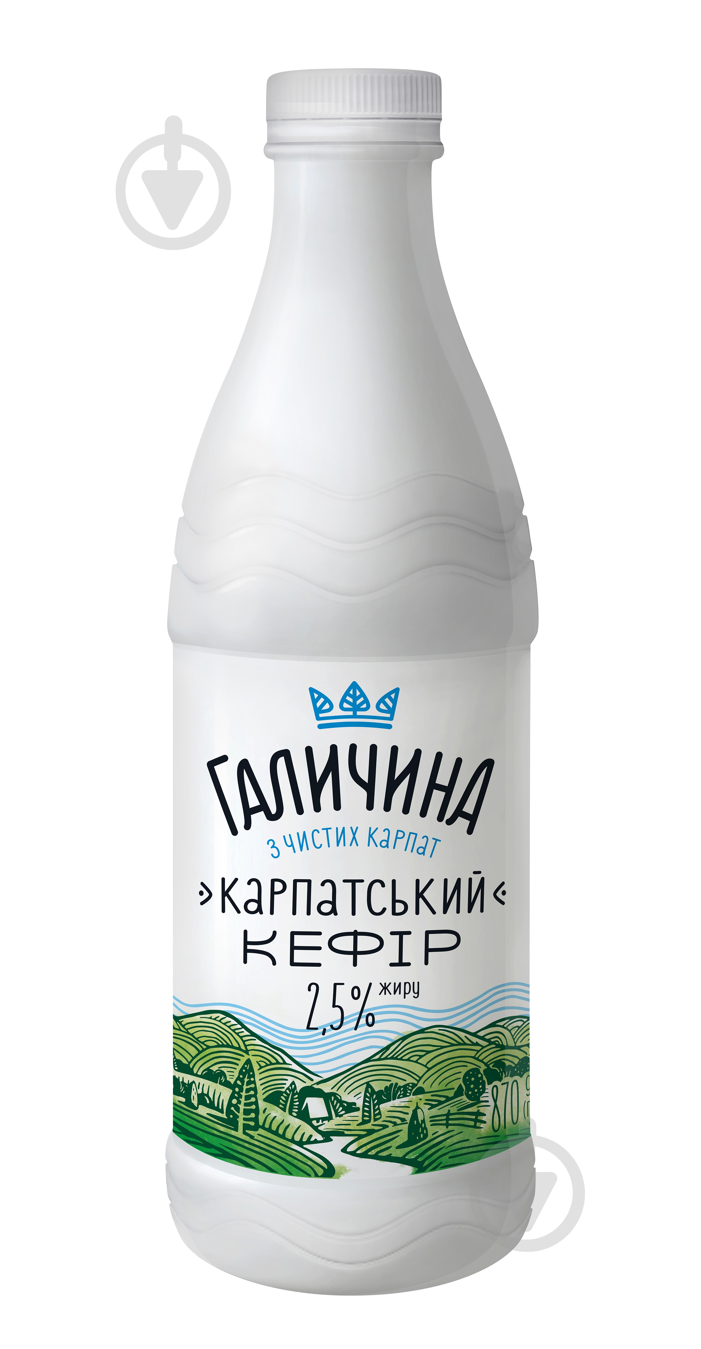 Кефир Галичина 2,5% 870 г - фото 1