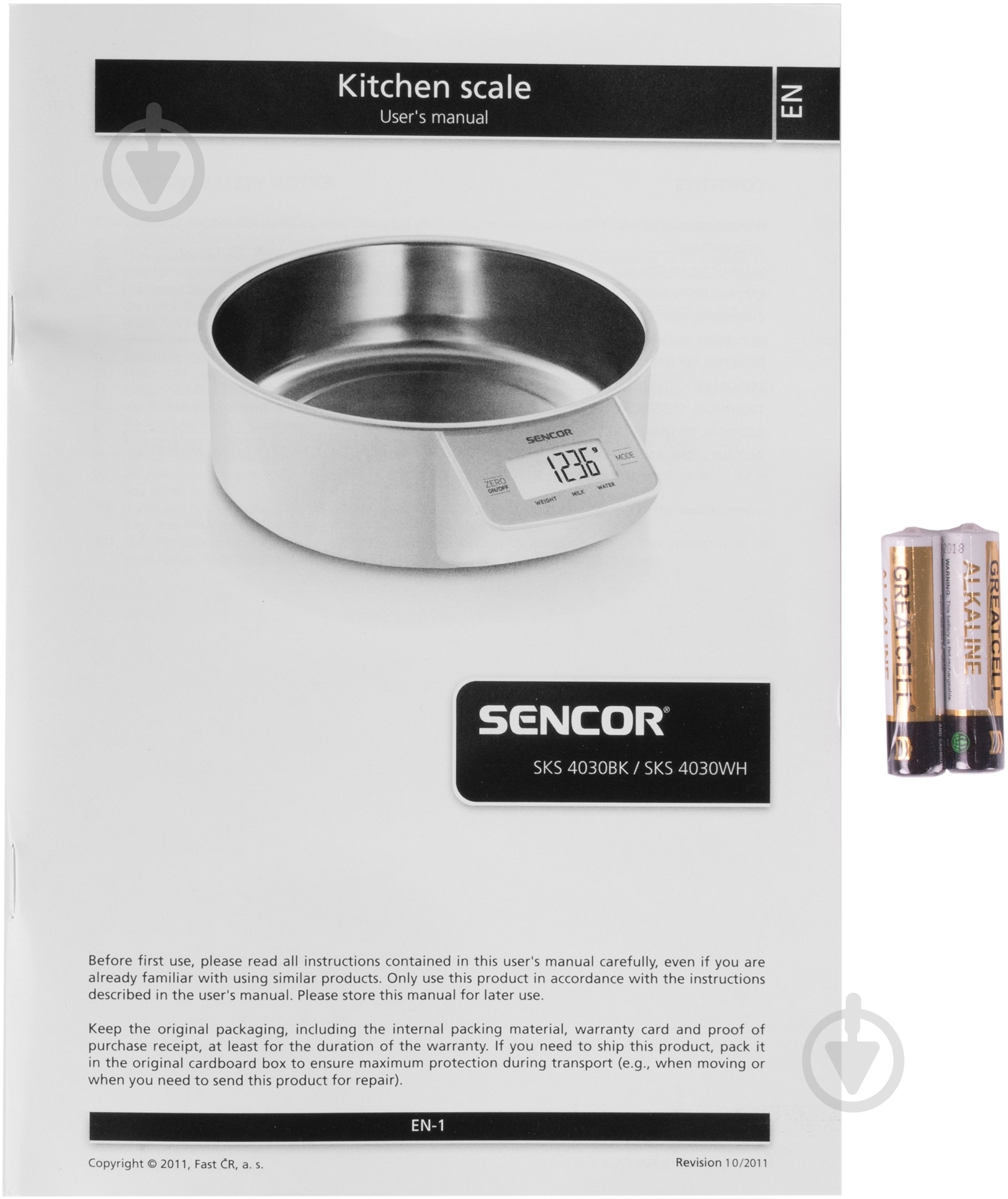 Весы кухонные Sencor SKS 4030 WH - фото 3