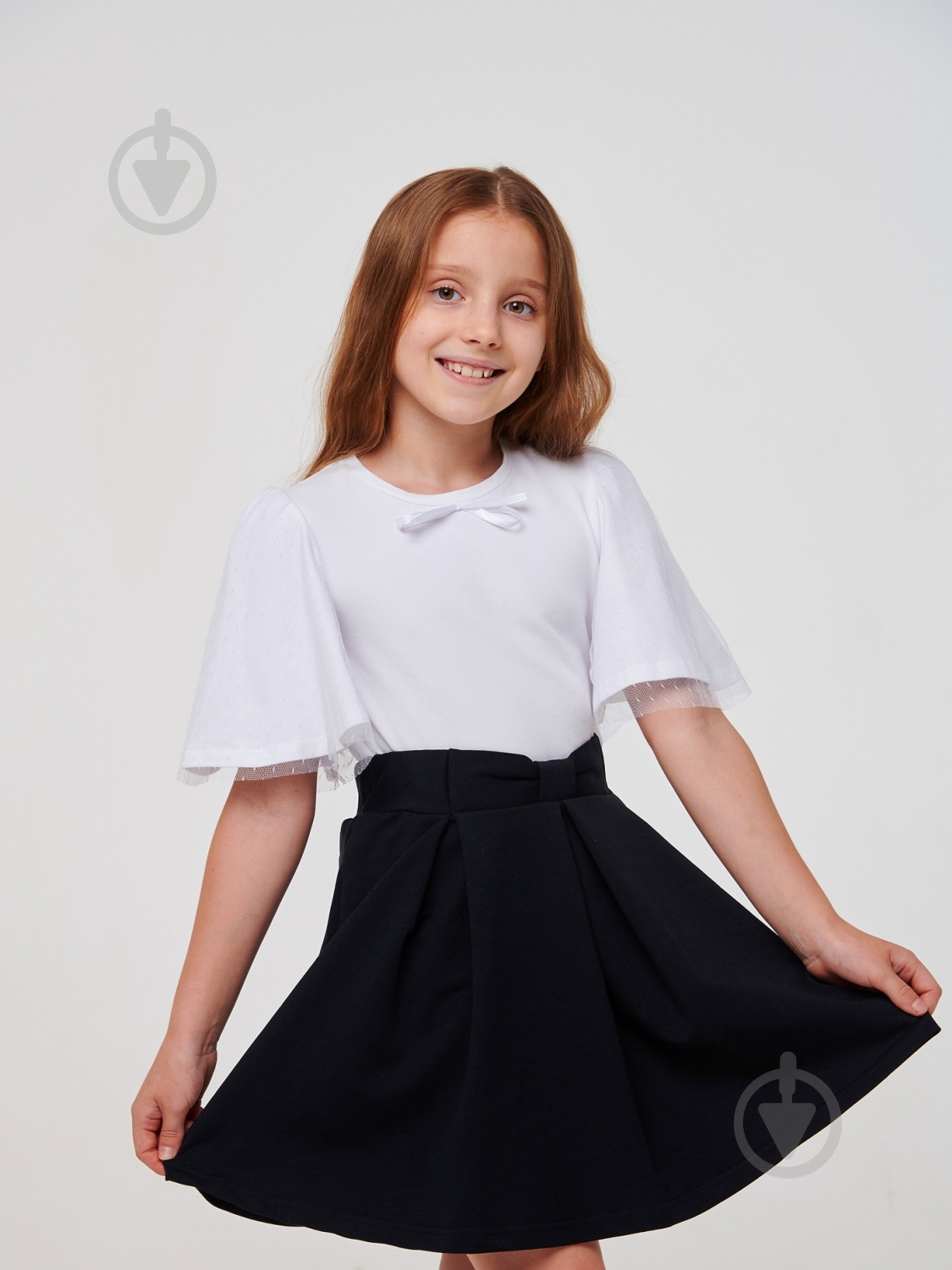 Блуза Smil р.140 белый 114904 - фото 1