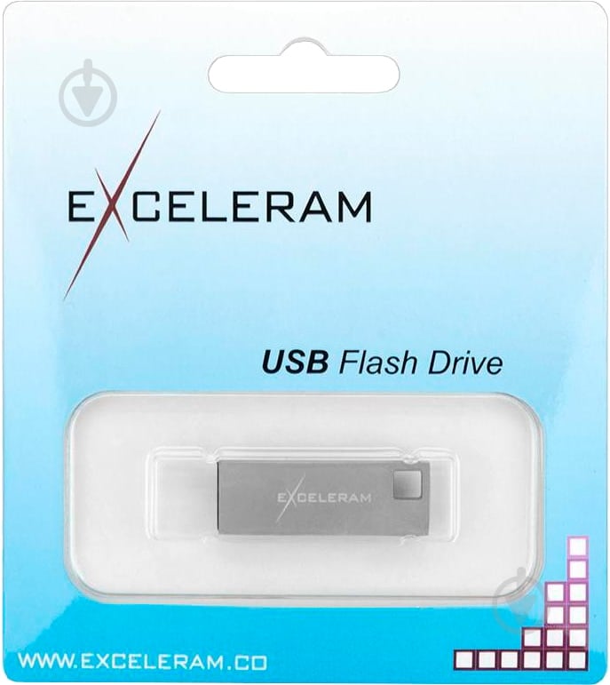 Флеш-память Exceleram U1 Series 32 ГБ USB 2.0 silver (EXP2U2U1S32) - фото 7