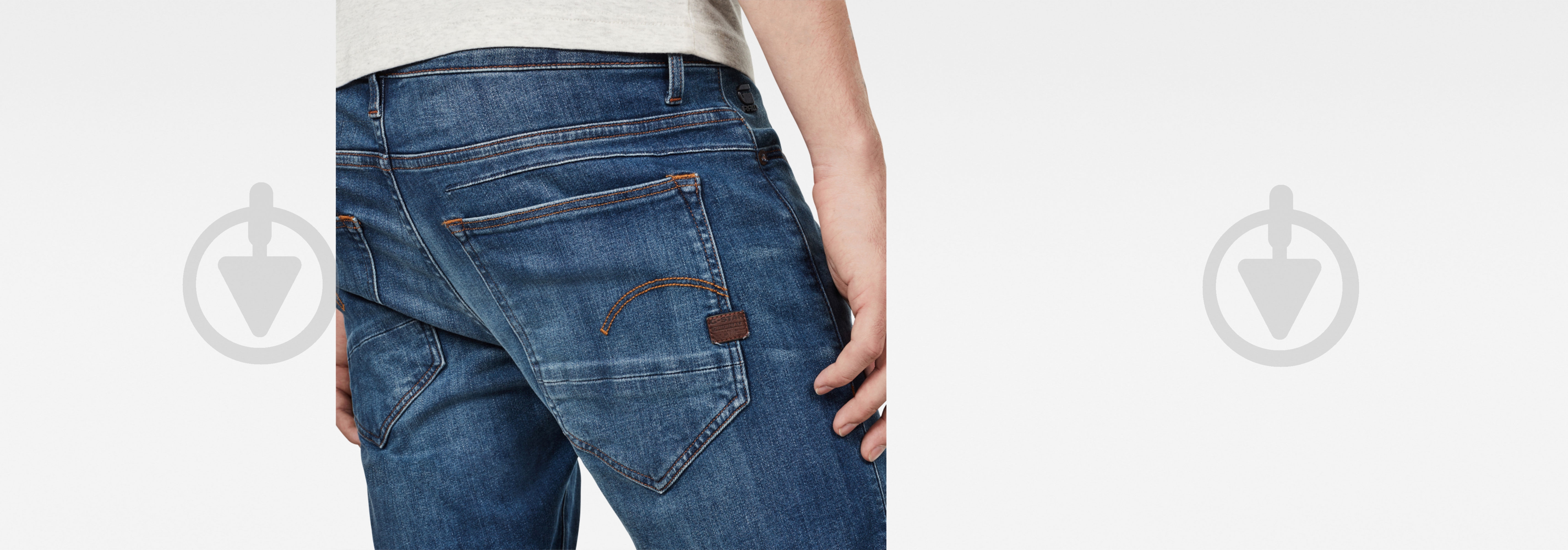 Джинсы G-Star RAW D-Staq 5-pkt Slim D06761,8968-6028 р. 38-34 синий - фото 3 Джинсы G-Star RAW D-Staq 5-pkt Slim D06761,8968-6028 р. 38-34 синий - фото 3