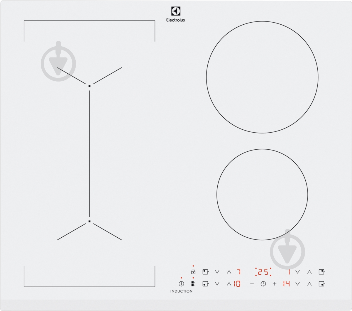 Варочная поверхность индукционная Electrolux IPE6443WFV - фото 1 Варочная поверхность индукционная Electrolux IPE6443WFV - фото 1