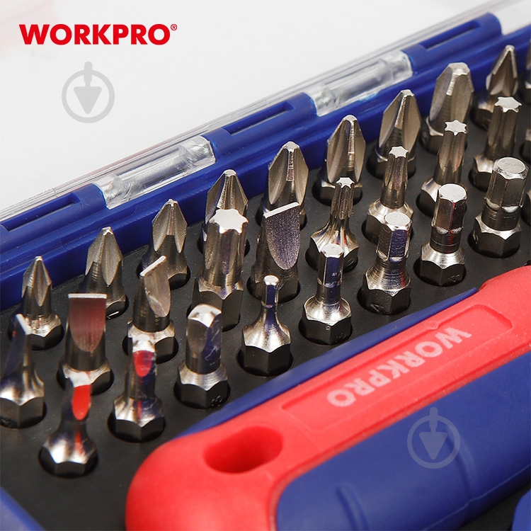 Отвертка со сменными насадками WORKPRO WP200517 - фото 6