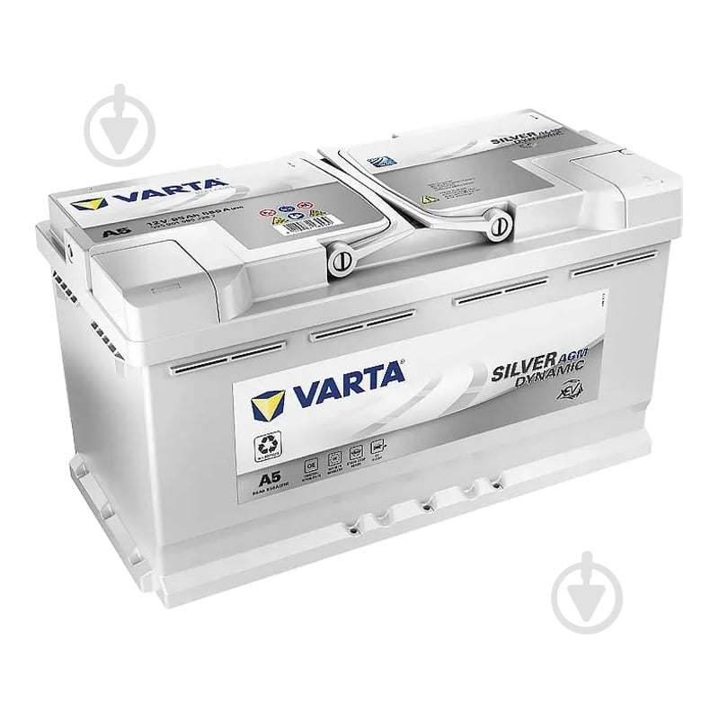 ᐉ Аккумулятор автомобильный Varta Dynamic AGM A5 95Ah 850A 12V «+