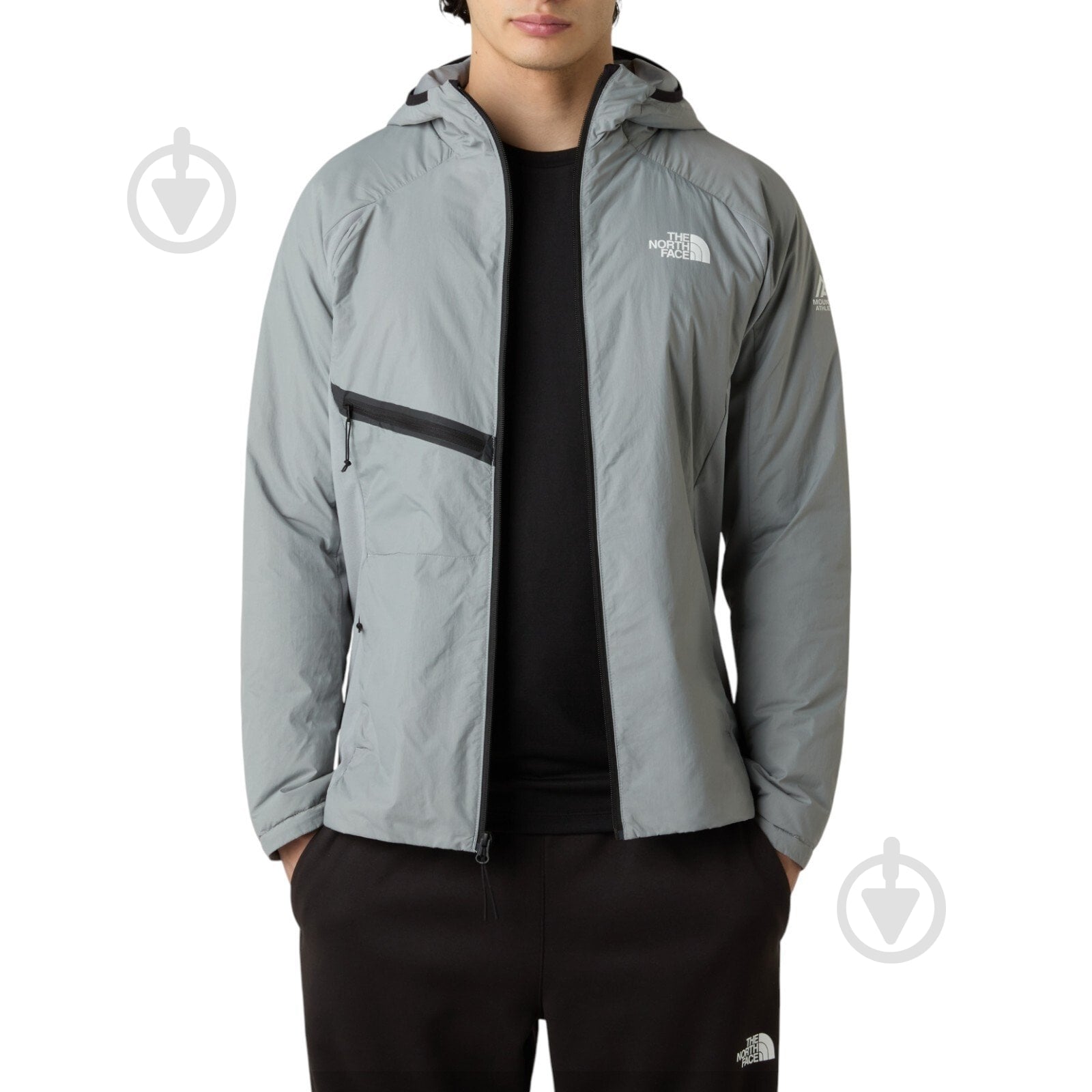 THE NORTH FACE グレー ジャンパーM ᐉ Куртка THE NORTH FACE M MOUNTAIN ATHLETICS INSULATED HOODED JA