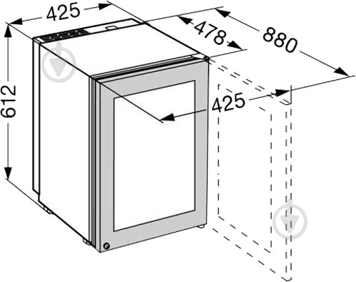 Винна шафа Liebherr WKes 653 - фото 7