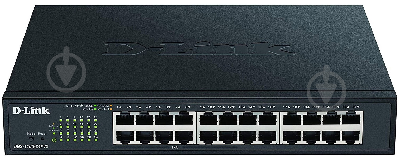 Коммутатор D-Link DGS-1100-24PV2/E - фото 1