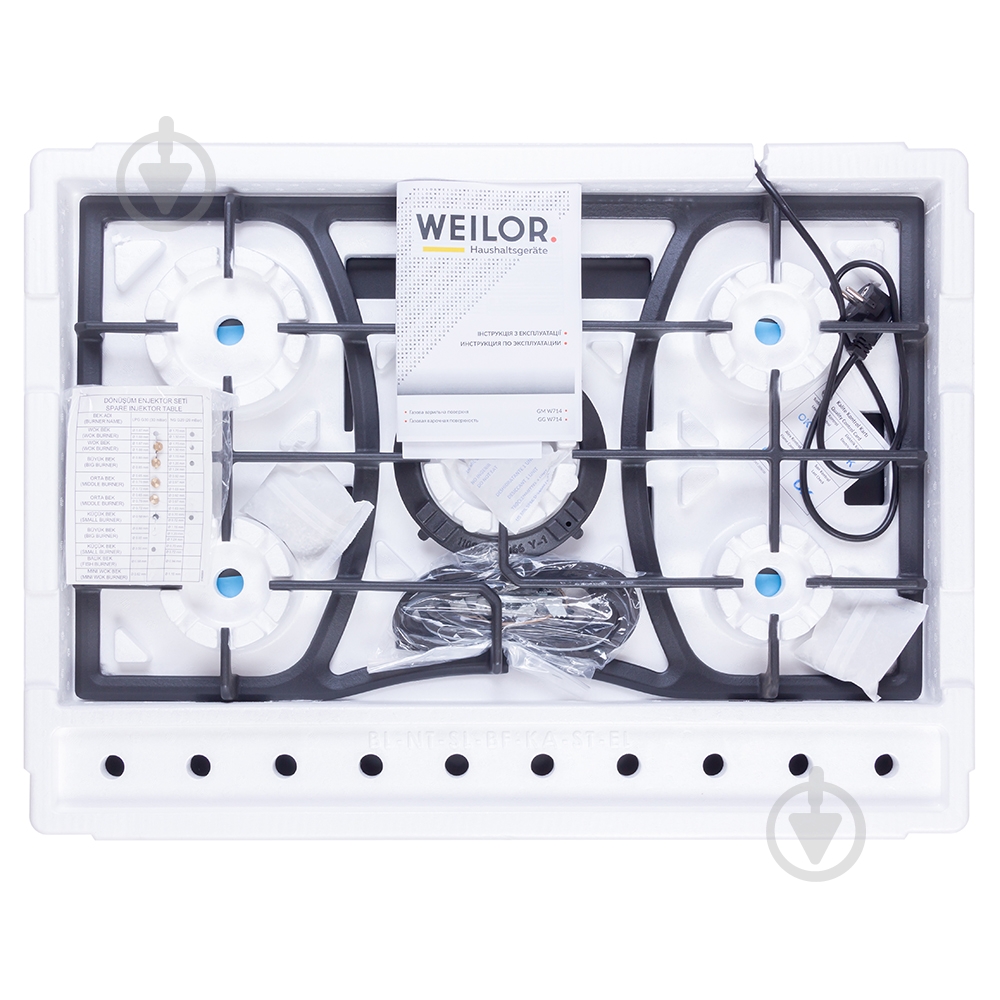 Варочная поверхность газовая WEILOR GM W714 BL - фото 13