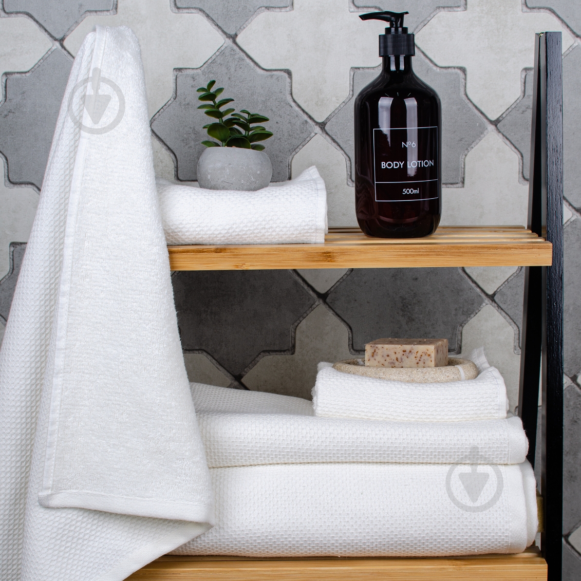 Рушник махровий Sauna 33x70 см кремовий La Nuit - фото 3