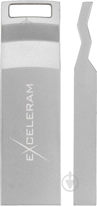 Флеш-память Exceleram U2 Series 64 ГБ USB 2.0 silver (EXP2U2U2S64) - фото 4