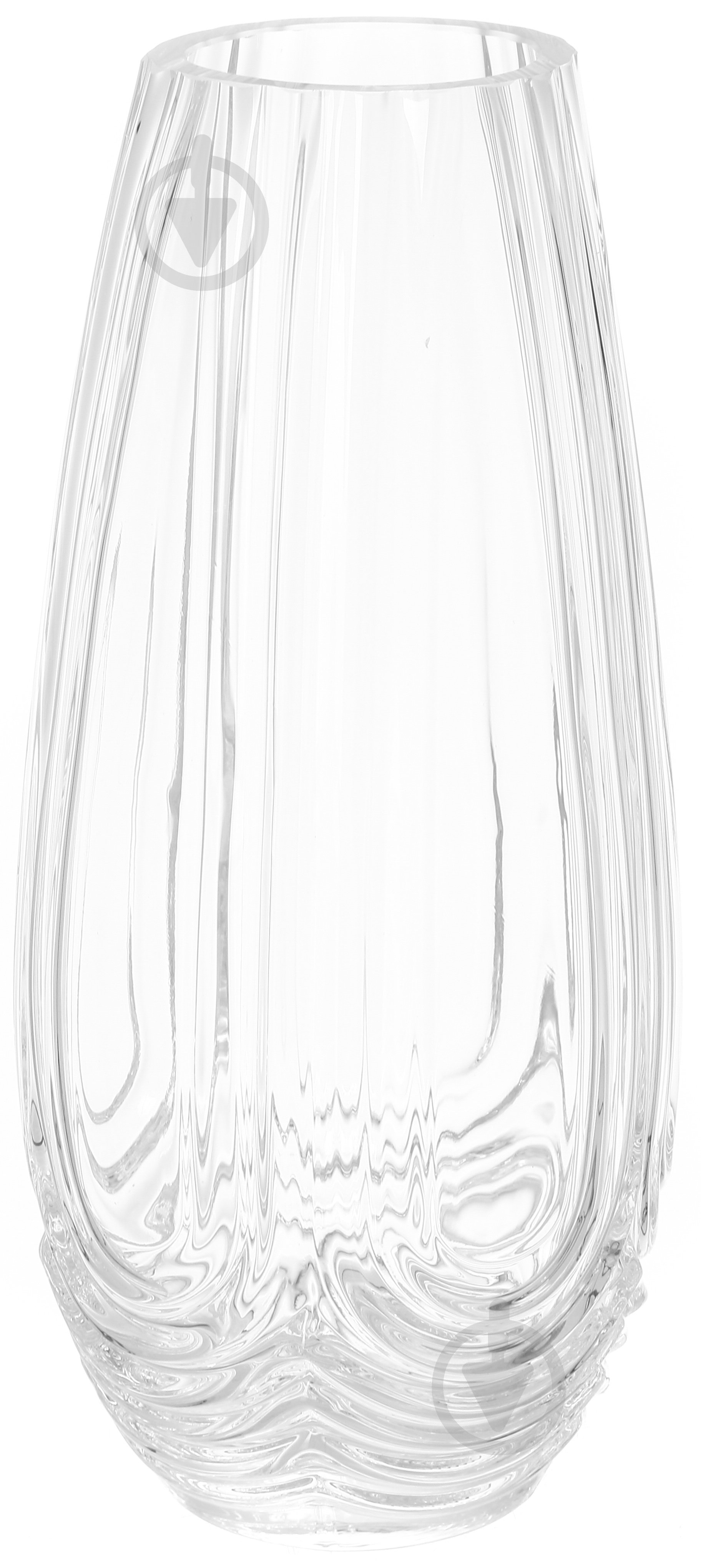 Ваза скляна Wrzesniak Glassworks Stripe 25 см прозора 17-11281 - фото 1