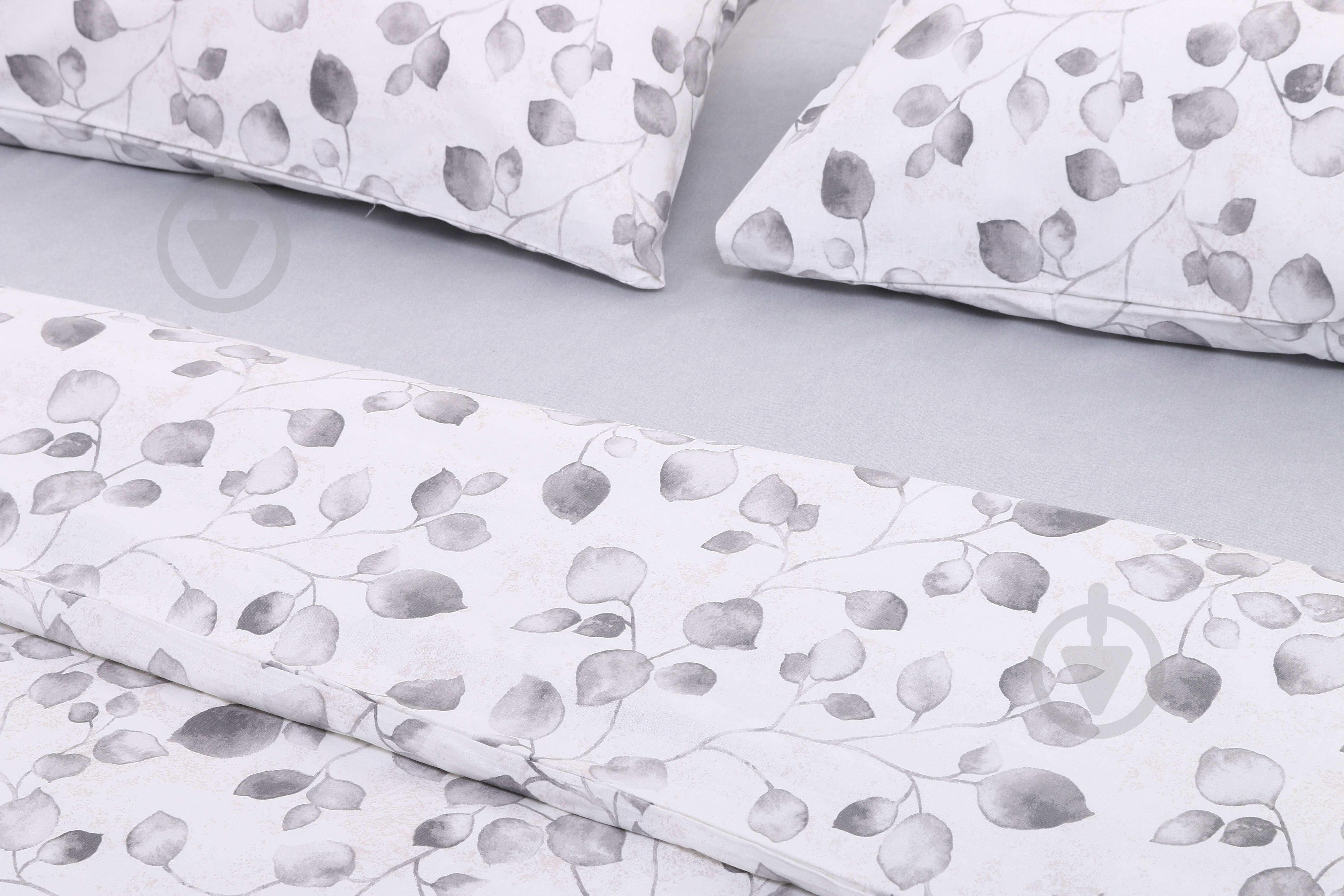 Комплект постельного белья Бруно 1,5 белый Luna (без простыни) - фото 2