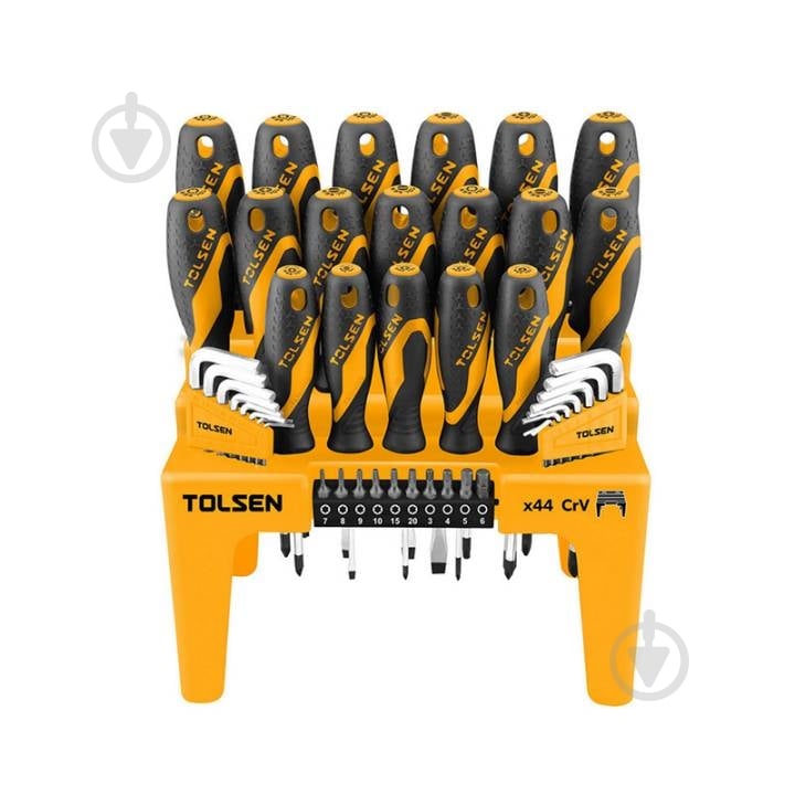 Набір викруток Tolsen 44 штуки (20184) 20184 - фото 1 Набір викруток Tolsen 44 штуки (20184) 20184 - фото 1