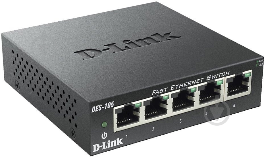Коммутатор D-Link DES-105/E - фото 2