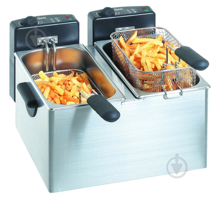 Фритюрница Bartscher MINI III 2х4 л - фото 3 Фритюрница Bartscher MINI III 2х4 л - фото 3