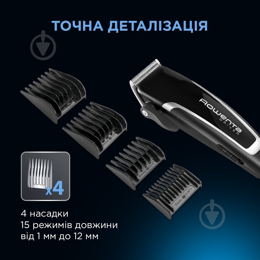 ВИТРИНА! Машинка для стрижки Rowenta Driver TN1603F0 - фото 3
