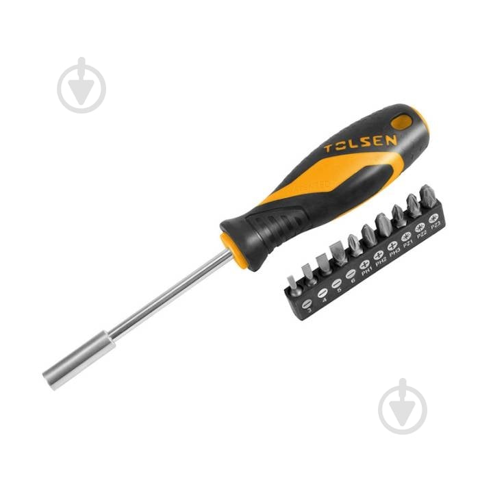 Набір біт Tolsen з рукояткою 11 предметів (20044) 10 шт. 20044 - фото 2 Набір біт Tolsen з рукояткою 11 предметів (20044) 10 шт. 20044 - фото 2