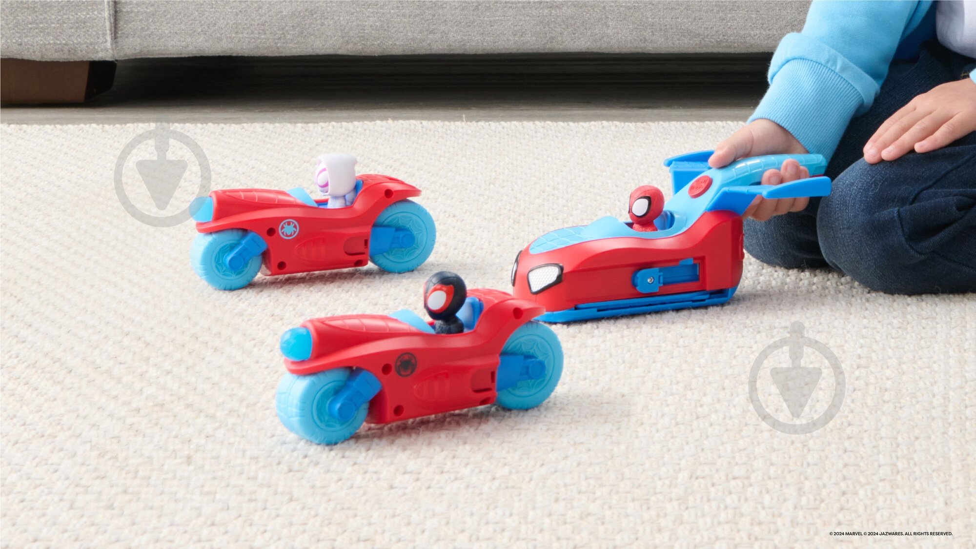 Іграшковий набір Spidey Deluxe Feature Vehicle Спліт команда Спайді (Spidey Team Split Racer) SNF0271 - фото 36