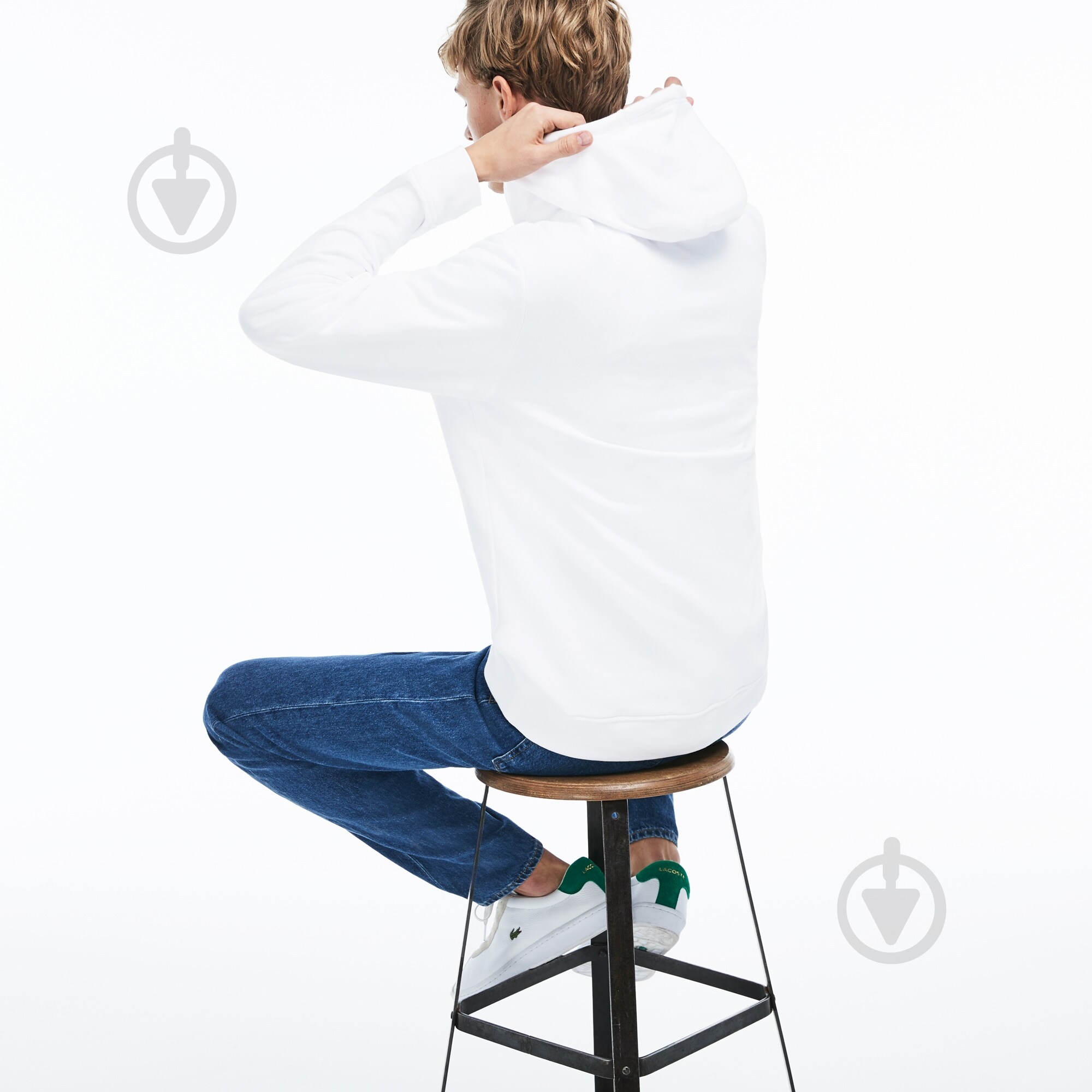 Джемпер Lacoste SH6342001 р.2XL белый - фото 3