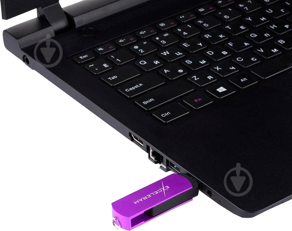 Флеш-пам'ять Exceleram P2 Series 32 ГБ USB 2.0 grape (EXP2U2GPB32) - фото 6