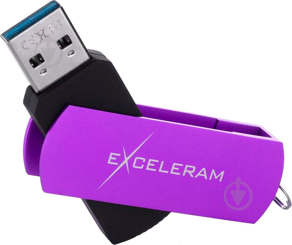 Флеш-пам'ять Exceleram P2 Series 32 ГБ USB 2.0 grape (EXP2U2GPB32) - фото 4