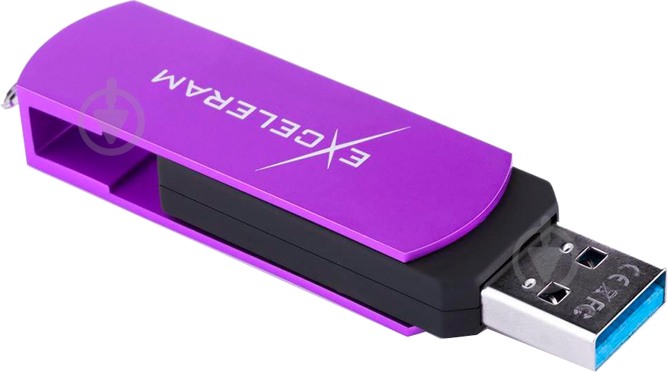 Флеш-пам'ять Exceleram P2 Series 32 ГБ USB 2.0 grape (EXP2U2GPB32) - фото 1