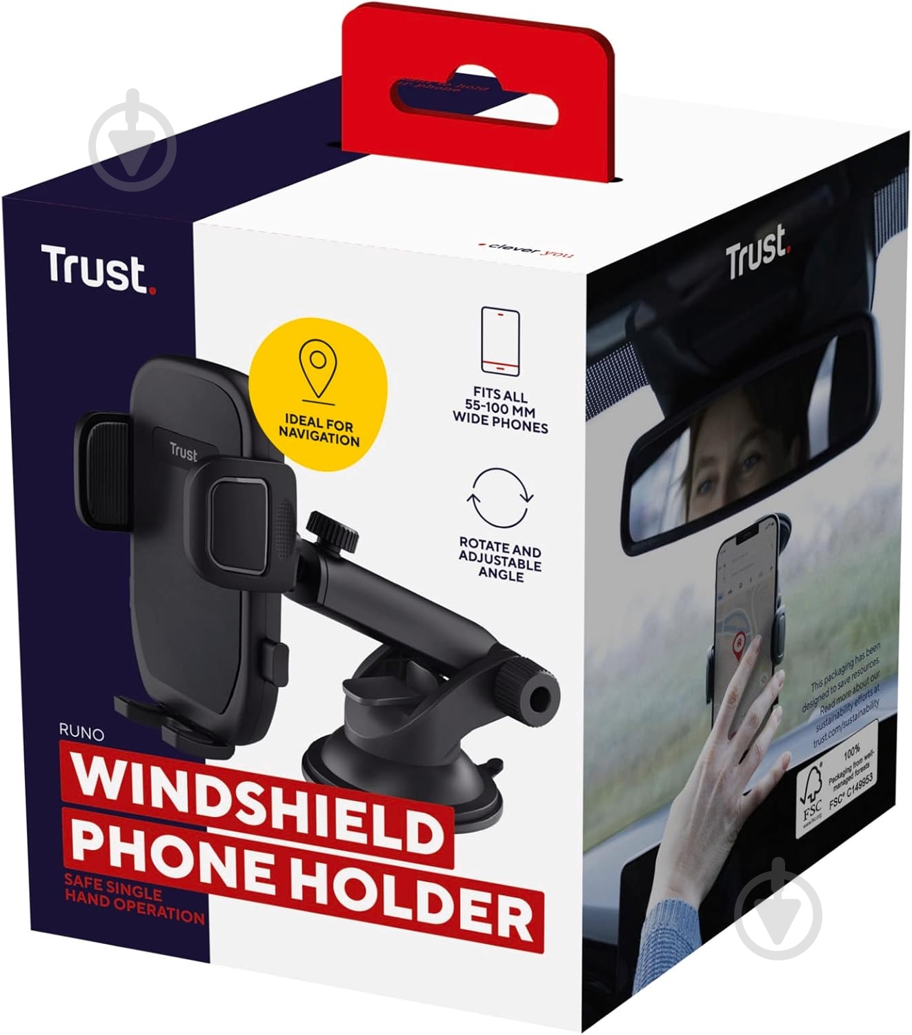 Автотримач Trust (24984_TRUST) чорний - фото 11 Автотримач Trust (24984_TRUST) чорний - фото 11